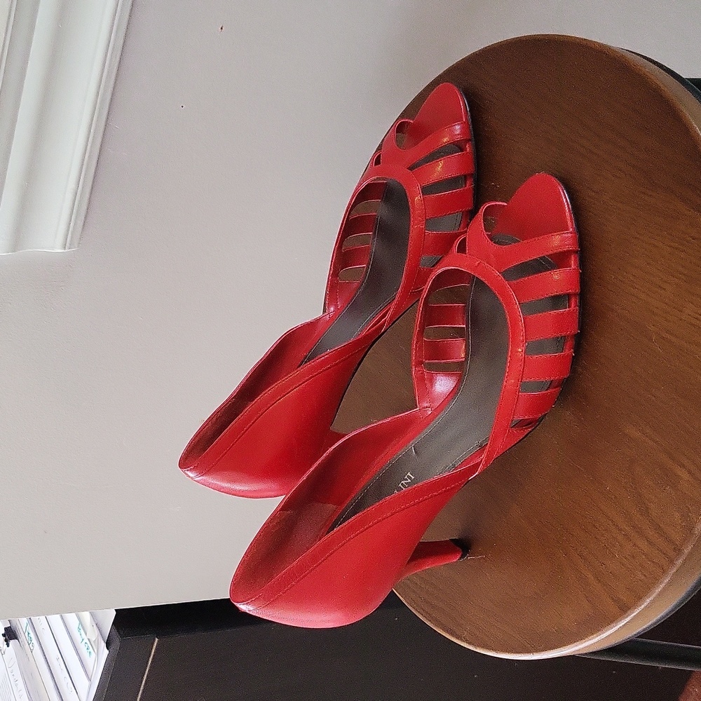 Enzo Angiolini Heels, Red, Size 7